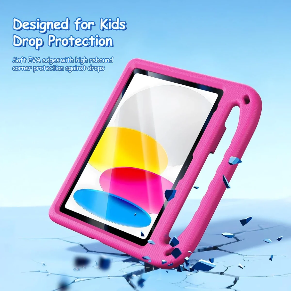 DUX DUCIS Puff Series Kids Case for Apple iPad 10 (2022) / iPad 11 (2025) - Pink - Image 6