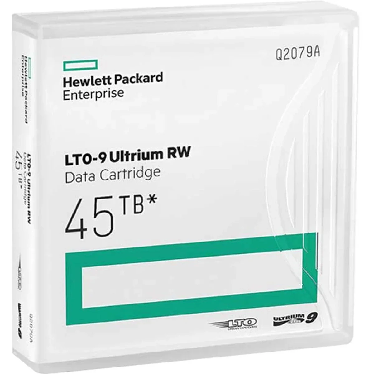 خرطوشة بيانات HPE LTO-9 Ultrium 45 تيرابايت قابلة لإعادة الكتابة Q2079A