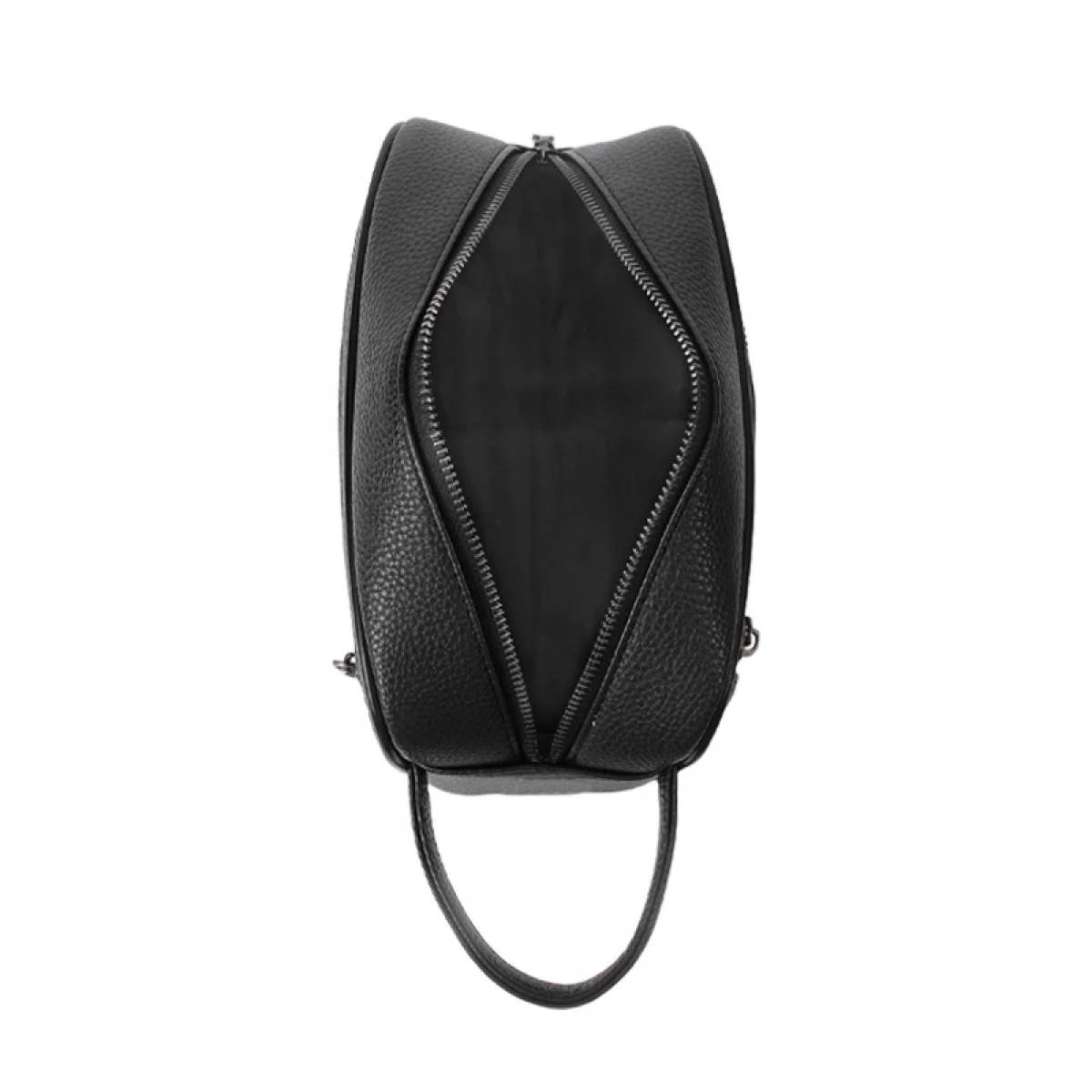 حقيبة كلتش ذكية STECH FL-V2417-PU من جلد PU بفتح البصمة، أسود - Image 2