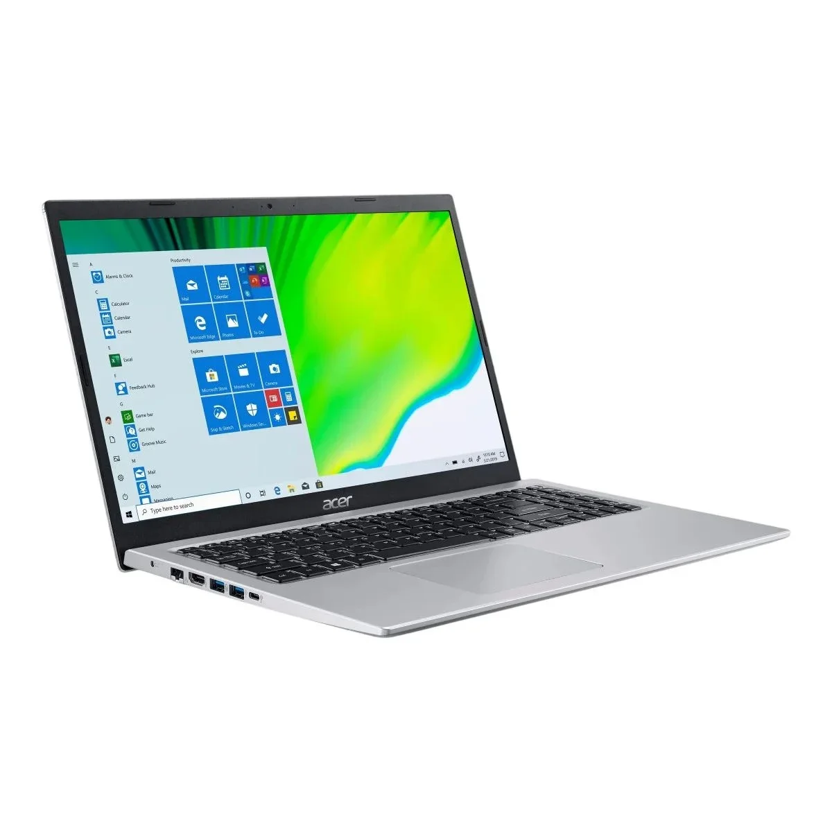 Acer Aspire 3 A315-58G-79TX 15.6-Inch FHD IPS Laptop, Core i7-1165G7, 8GB RAM, 128GB SSD + 1TB HDD, MX350, Silver - Image 2