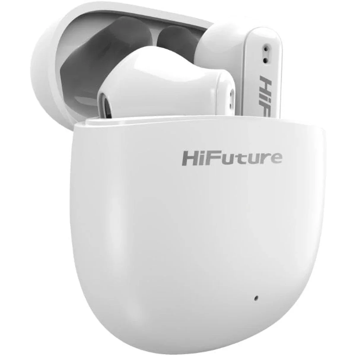 سماعات أذن لاسلكية HiFuture ColorBuds2 TWS بتقنية Bluetooth 5.3 ووقت تشغيل 20 ساعة - أبيض - Image 2