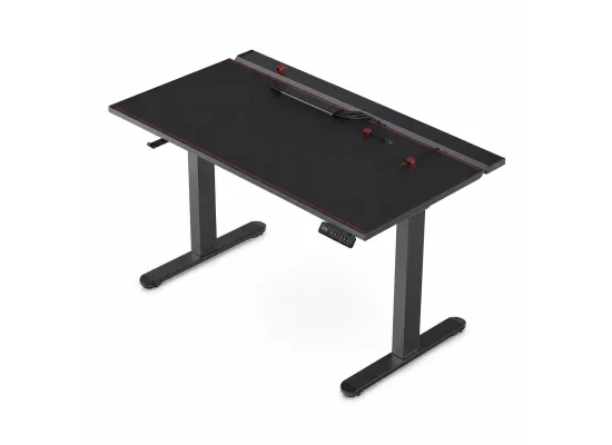 مكتب وقوف قابل للتعديل كهربائياً Fantech WorkStation DUBLIN DW114 أسود 140 × 70 سم - Image 10