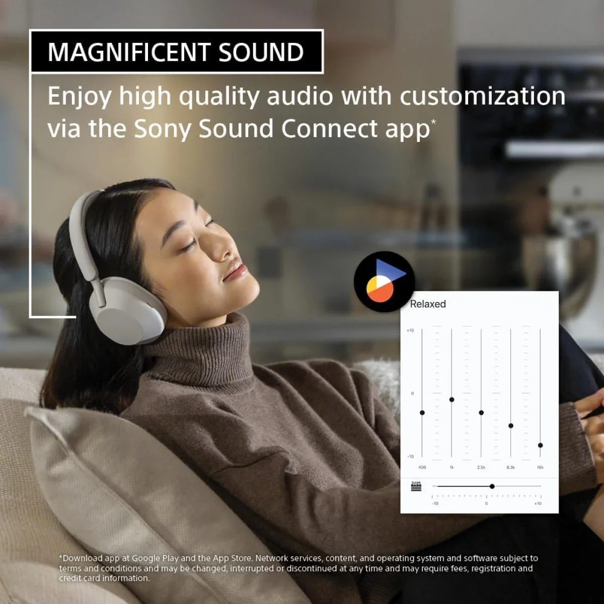 Sony WH-1000XM5 Wireless Noise Cancelling Bluetooth Headphones, Smoky Pink - Thumbnail 2