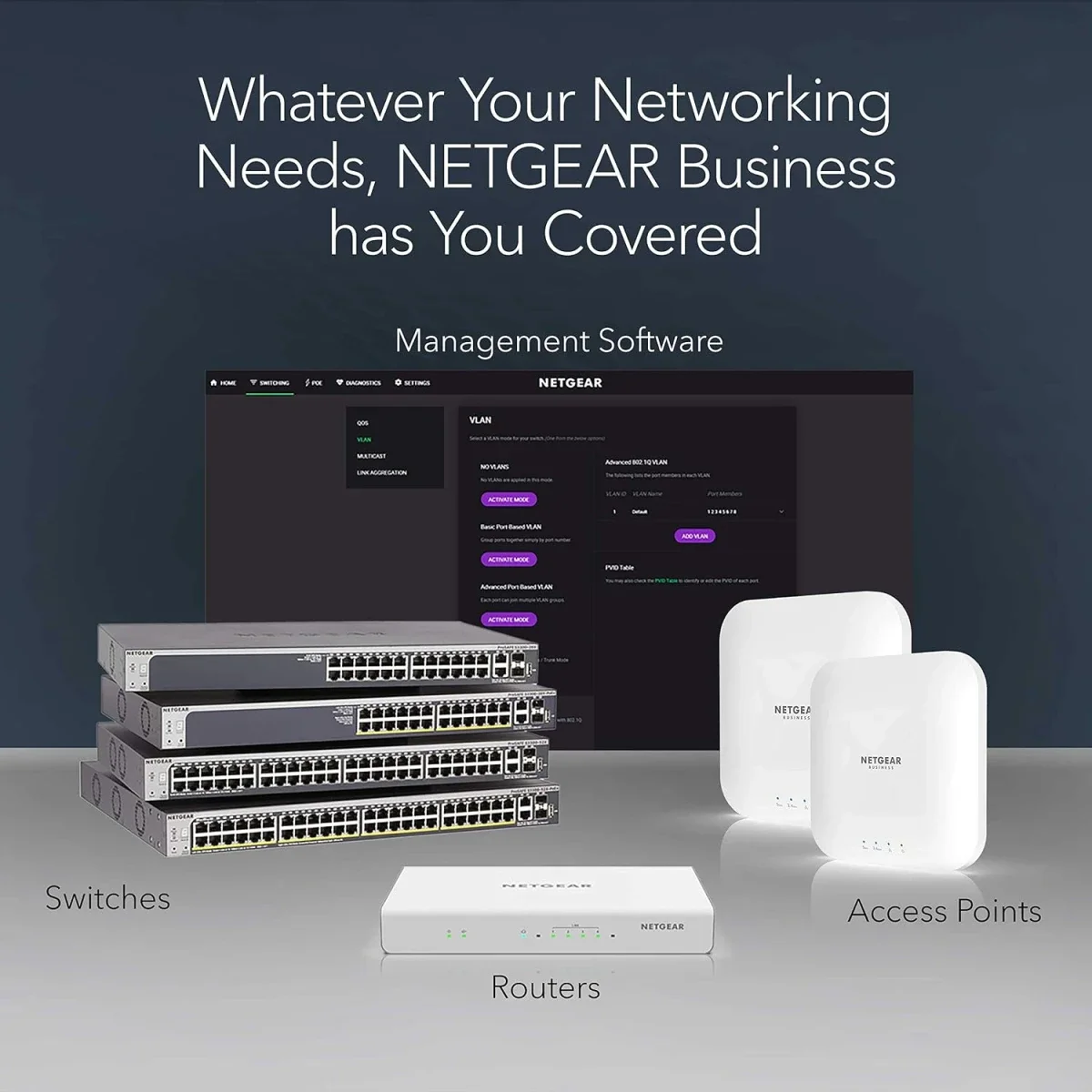 سويتش NETGEAR GS348PP غير مُدار جيجابت PoE+ بـ 48 منفذ وقدرة 380 واط - Image 5