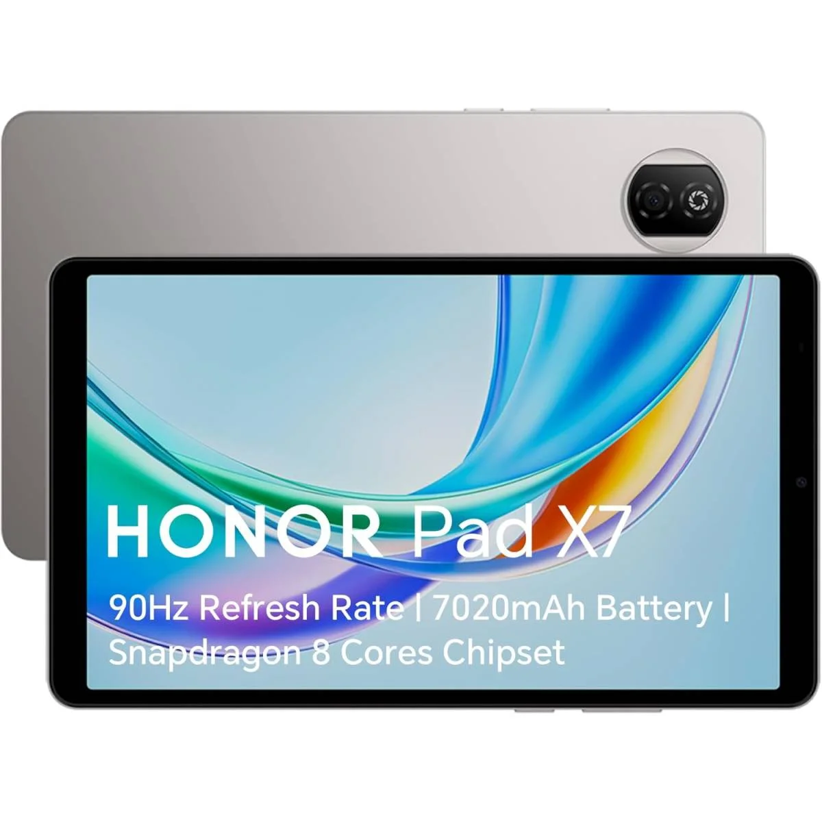 تابلت HONOR Pad X7 4G LTE بشاشة 8.7 إنش 90Hz، Snapdragon 680، رام 8GB (4+4)، تخزين 128GB، بطارية 7020mAh مع كفر
