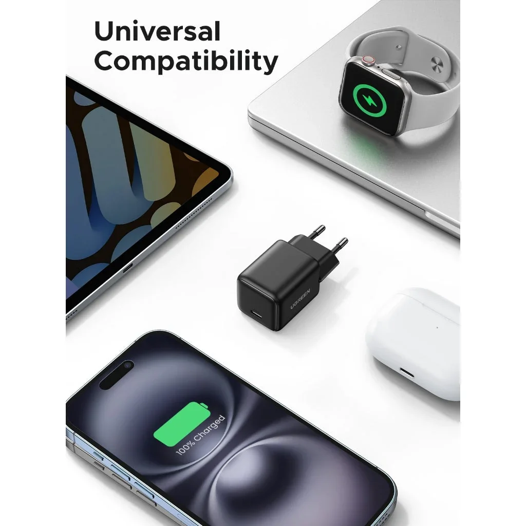 Ugreen 65007 30W USB-C GaN Infinity Fast Charger with EU Plug - Image 2