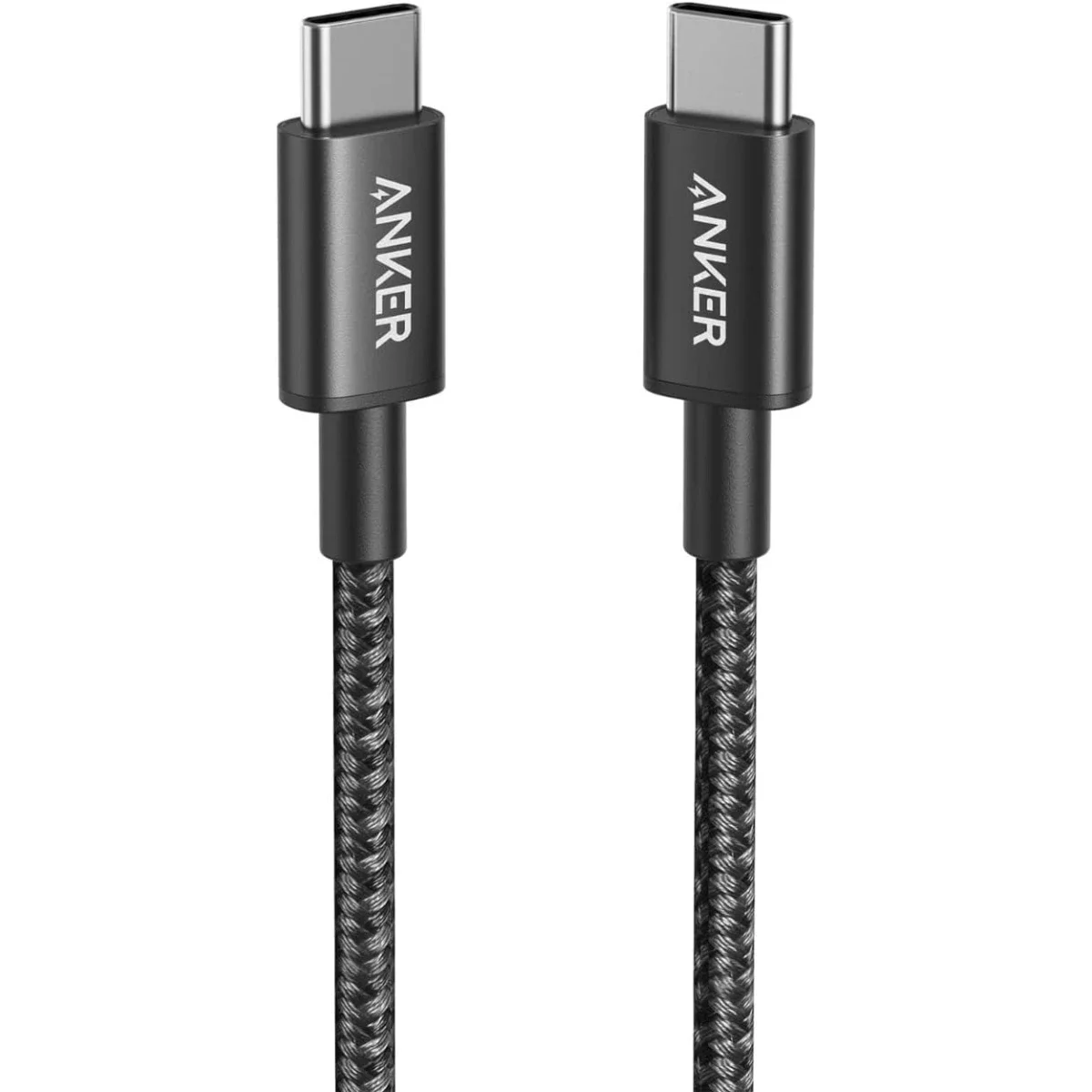 Anker USB-C to USB-C 2.0 Braided Charging Cable 3ft/0.9m Black