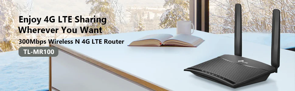 راوتر TP-LINK MR6400 واي فاي 4G LTE بسرعة 300 Mbps مع منفذ شريحة SIM - Image 3