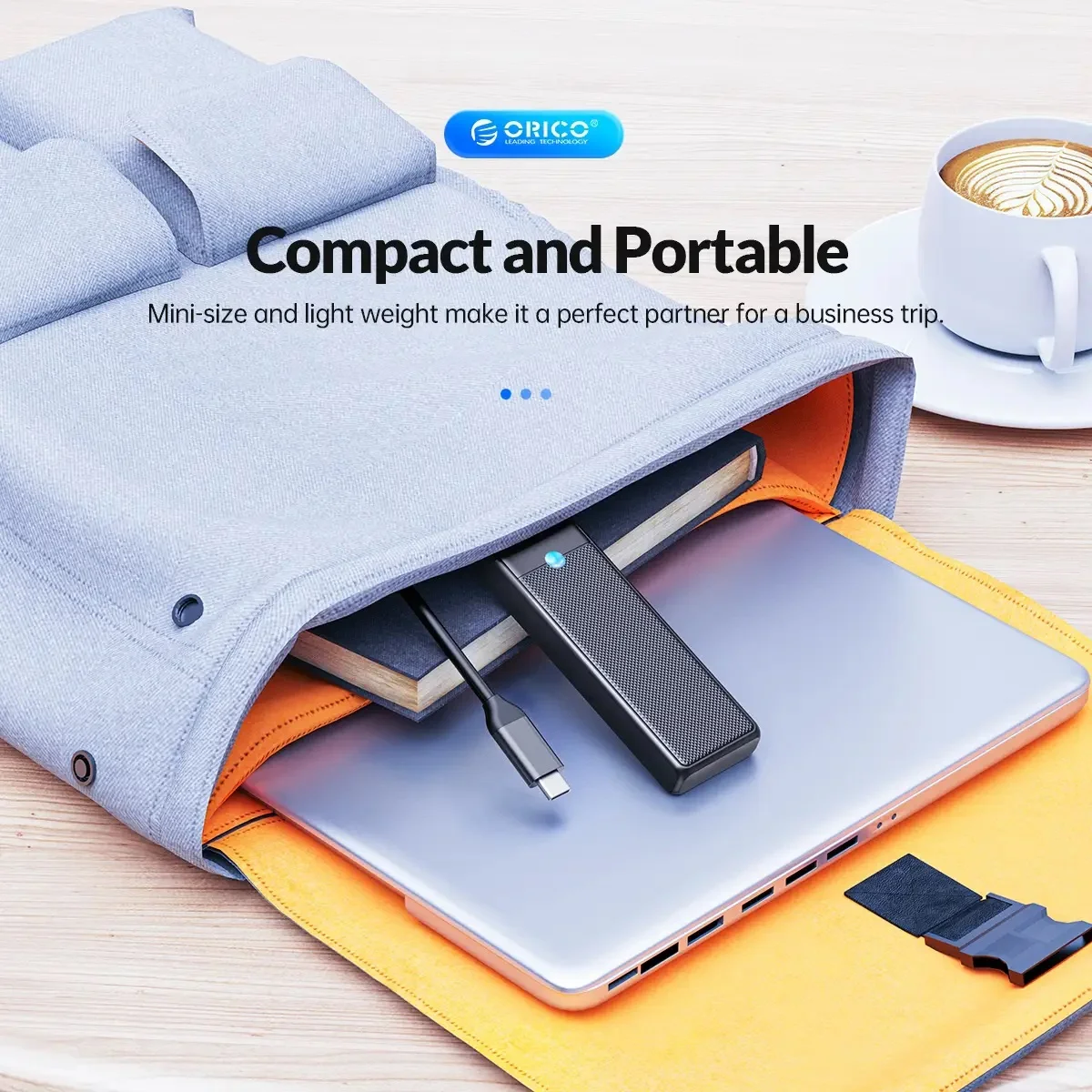موزع USB-C ORICO PAPW2AC-C3 سلسلة PW بأربعة منافذ USB 3.0 وUSB-C PD، وردي - Image 6