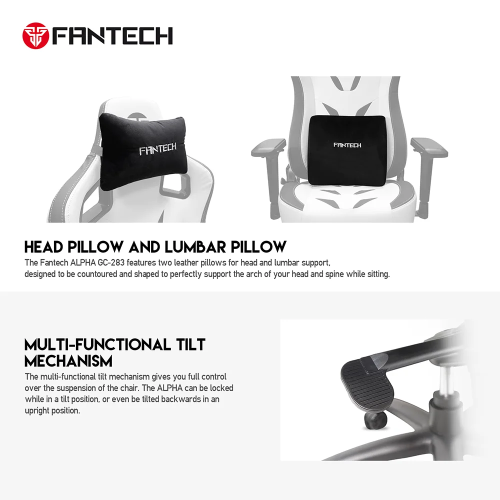 Fantech Alpha GC-283 Gaming Chair - Orange - Image 6