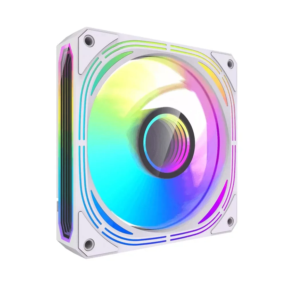 DarkFlash INF24 3-in-1 120mm ARGB Cooling Fan Kit - White