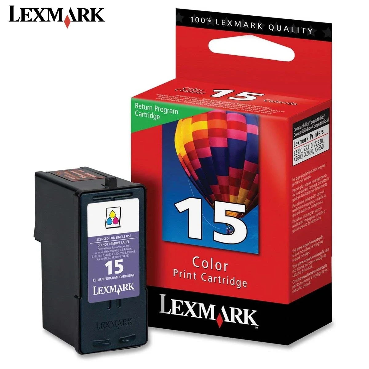 Lexmark 18C2110 #15 Original Tri-Color Ink Cartridge