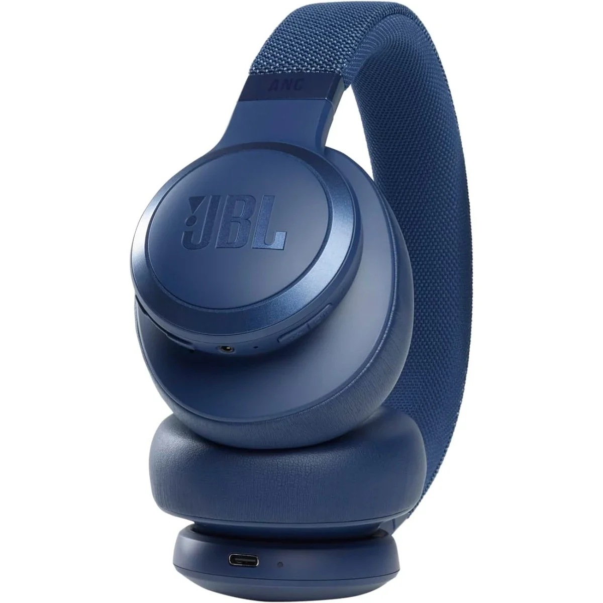 سماعات JBL Live 660NC لاسلكية فوق الأذن مع إلغاء الضوضاء التكيفي وBluetooth 5.0 وبطارية حتى 50 ساعة - أزرق - Thumbnail 6