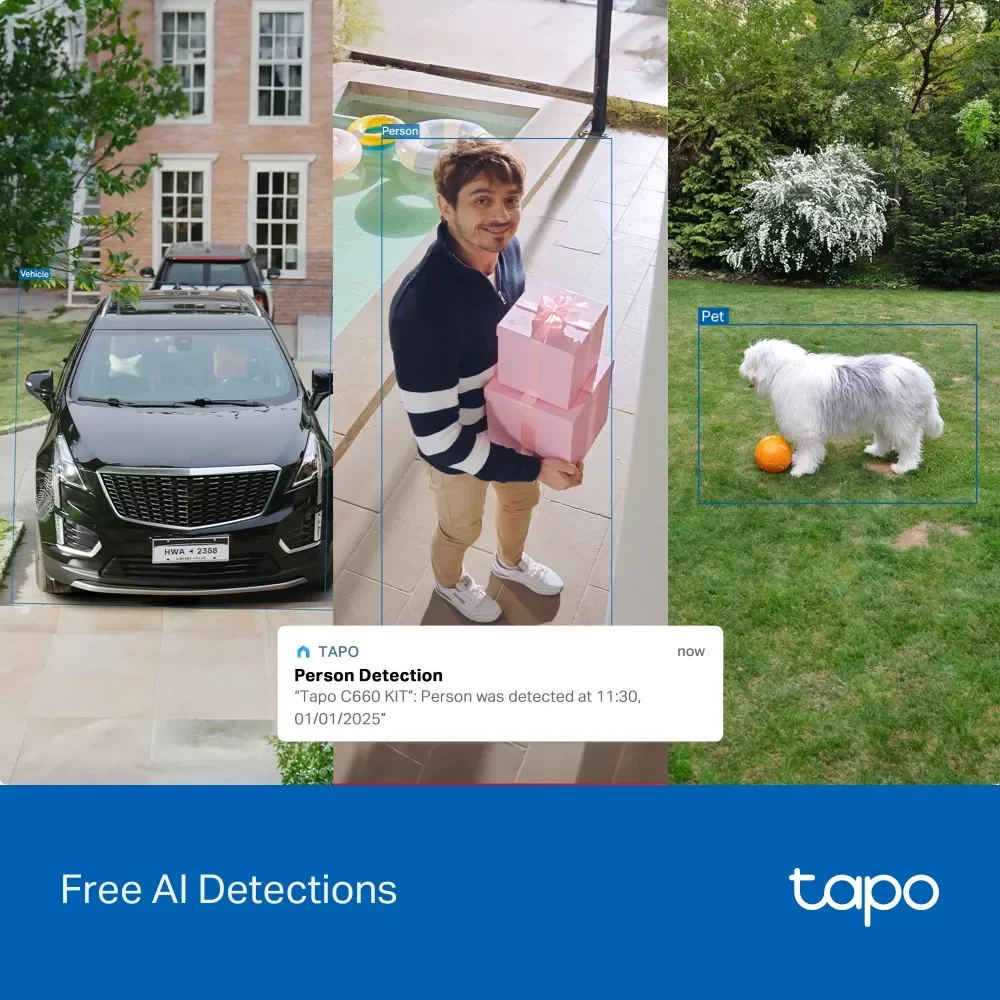 TP-LINK Tapo C660 KIT 4K Solar-Powered 360° Pan/Tilt Security Camera - Image 6