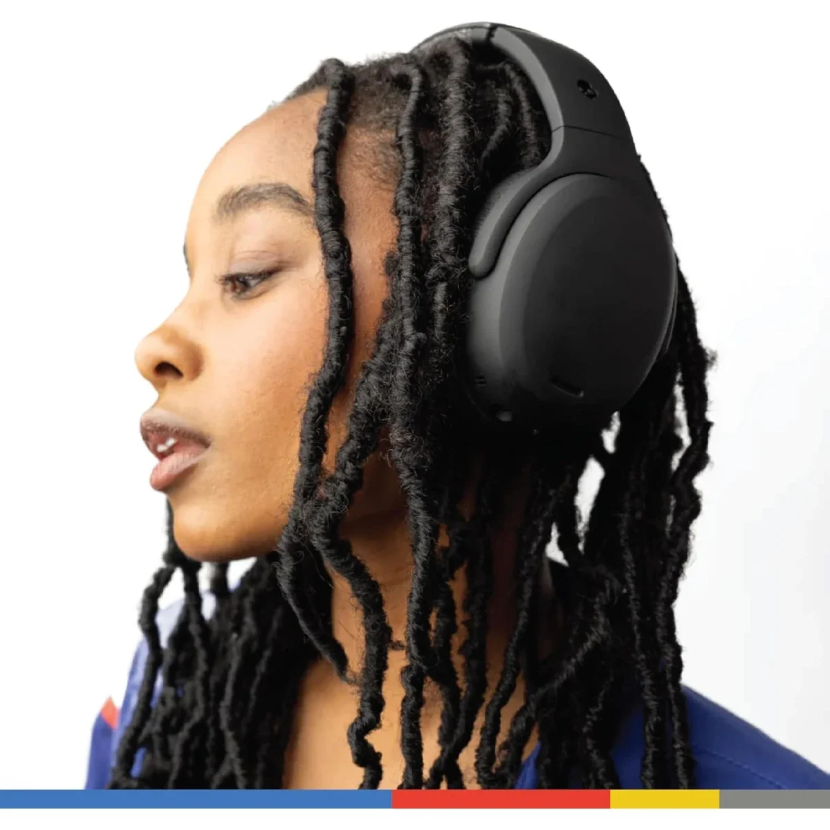 Skullcandy Crusher ANC 2 Wireless Bluetooth Over-Ear Headphones, ANC, 60-Hour Battery, True Black - Thumbnail 6