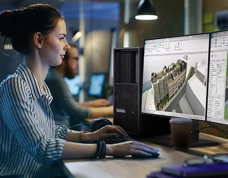 محطة عمل Lenovo ThinkStation P3 Tower Workstation Gen 2 بمعالج Intel Core Ultra 9 285K 24 نواة وذاكرة 16GB وتخزين 512GB SSD لون أسود - Image 11