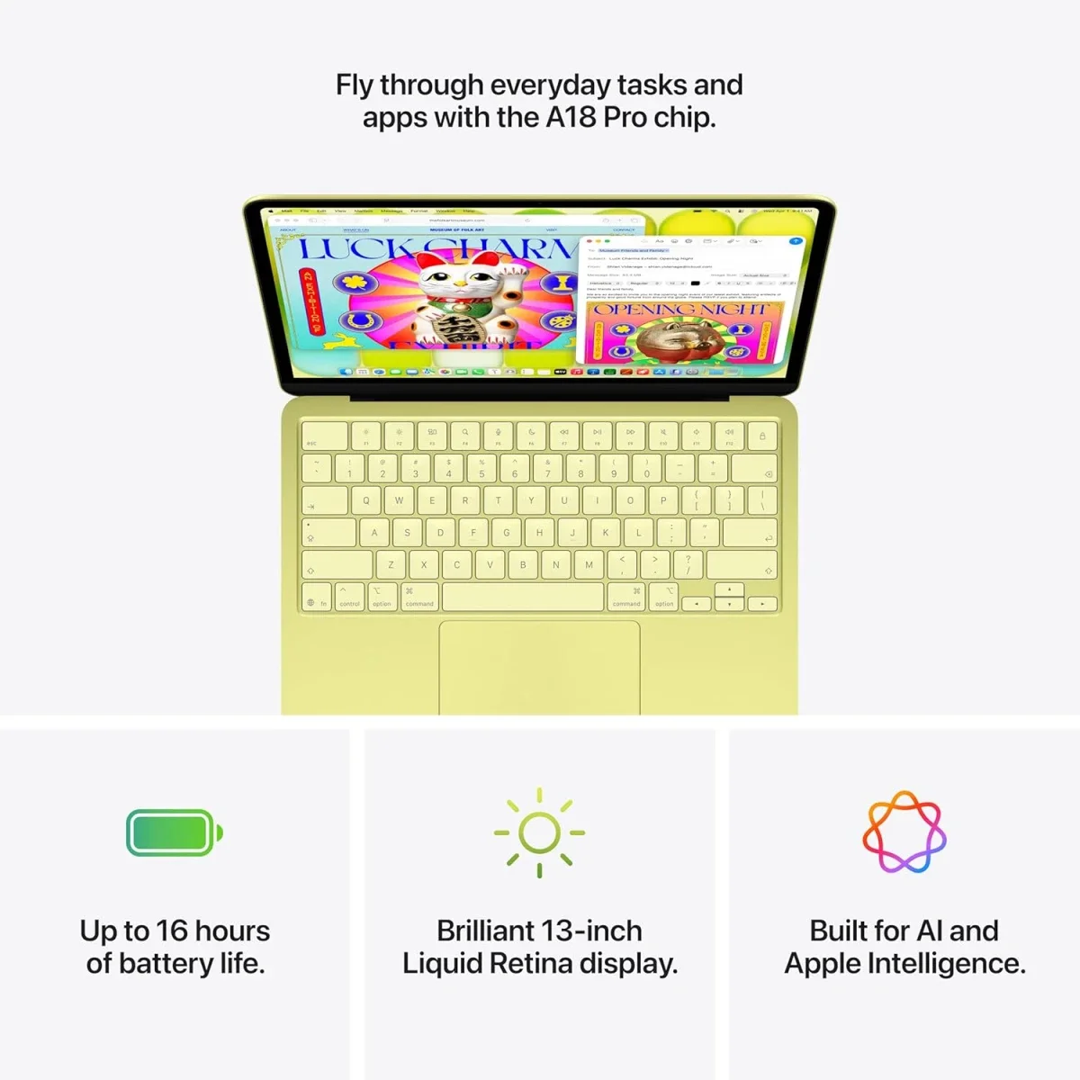 Apple MacBook NEO 13 (2026) A18 Pro 8GB RAM 256GB SSD 13-inch 2.4K IPS Laptop - Blush - Image 5