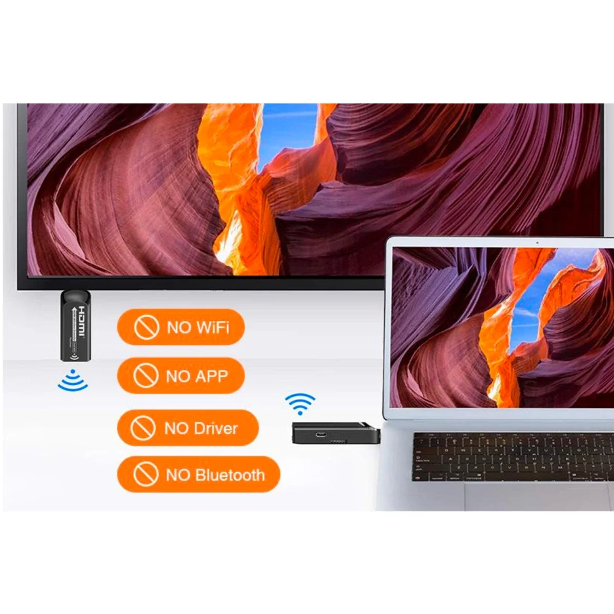 مُوسّع HDMI لاسلكي Lenkeng LKV433mini بدقة Full HD 1080p حتى 20 متر - Thumbnail 3