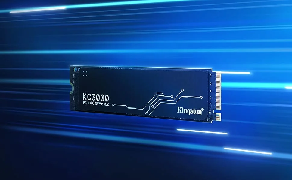 قرص SSD Kingston KC3000 1TB PCIe 4.0 NVMe M.2 SKC3000S/1024G - Thumbnail 4