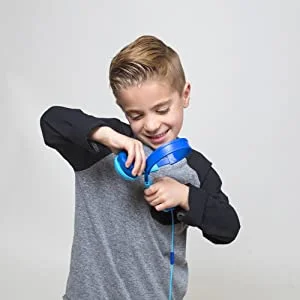 Motorola Squads 200 Kids Wired Headphones with 85 dB Safe Volume Limit, 3.5mm Aux, Blue - Thumbnail 11