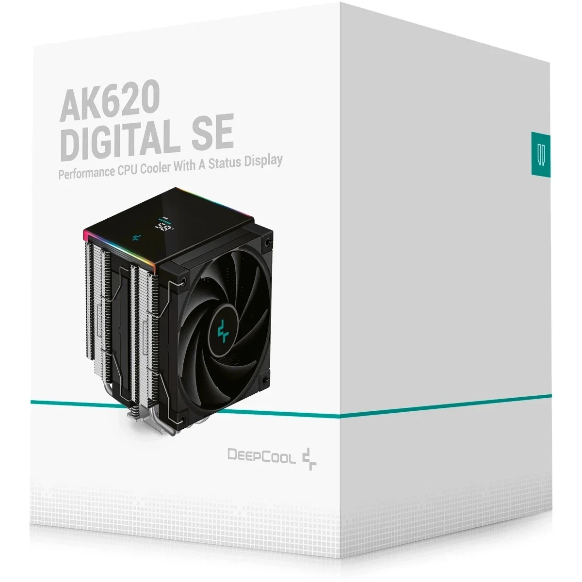 مبرد هوائي للمعالج DeepCool AK620 Digital SE باللون الأسود - Image 1