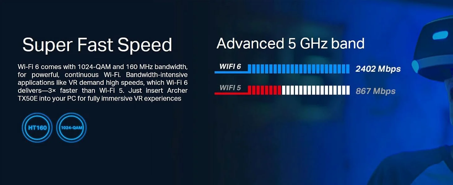 لا سلكي بلوتوث ممتاز يركب على PCIe داخل الكمبيوتر TP-LINK Archer TX50E AX3000 Wi‑Fi 6 - Image 13