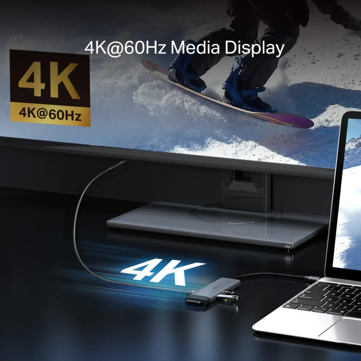 TP-LINK UH7021C 7-in-1 USB-C Hub with 100W PD, 4K 60Hz HDMI and Card Reader - Image 7