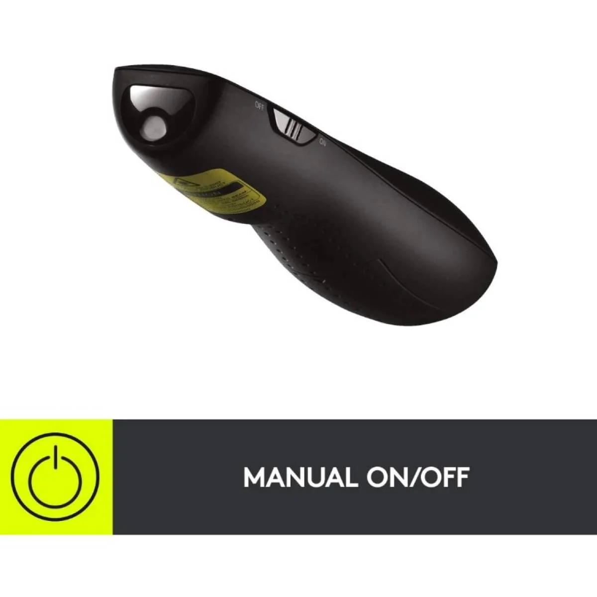 Logitech R700 Wireless Presentation Remote, 2.4 GHz, Red Laser, 30 m Range, LCD Timer, Black - Thumbnail 3