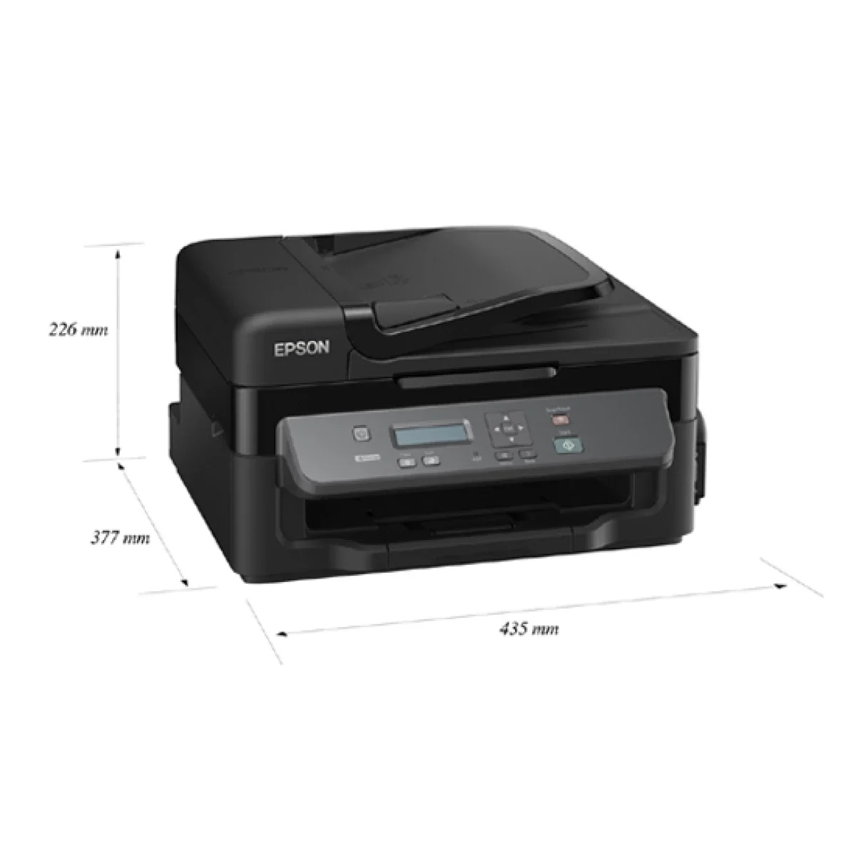 طابعة EPSON WorkForce M200 متعددة الوظائف نافثة للحبر أحادية اللون 220 فولت - Image 2
