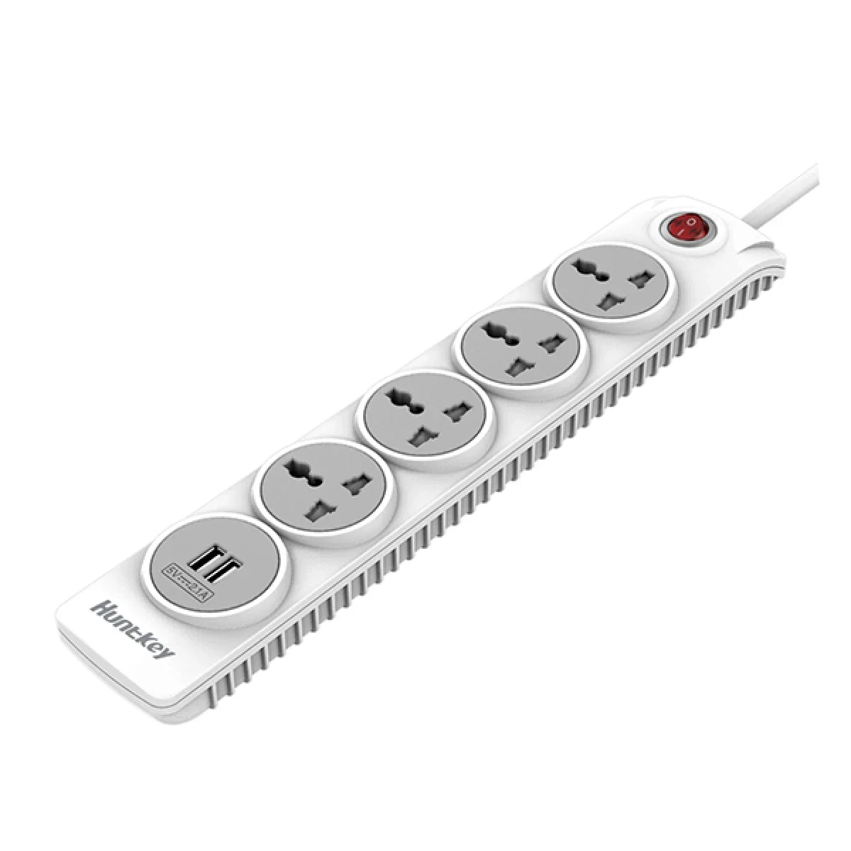 Huntkey 4-Outlet Power Extension with USB-A & USB-C, 3m UK Plug