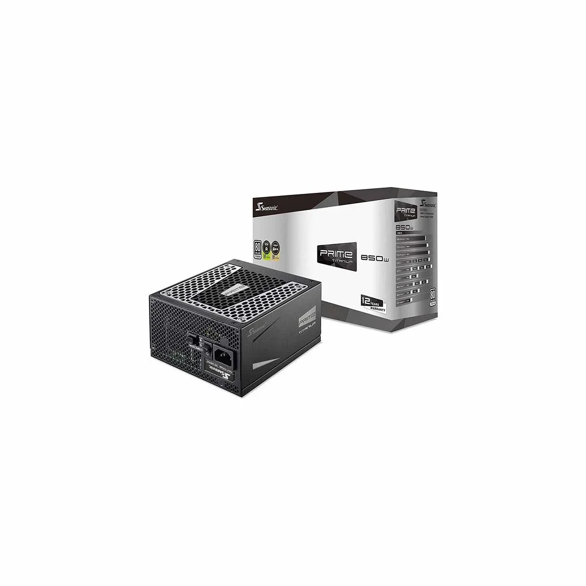 مزود طاقة Seasonic PRIME TX-850 بقدرة 850 واط وكفاءة 80 PLUS Titanium معياري بالكامل