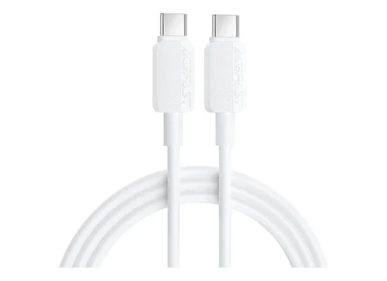 ACEFAST C26-03 60W USB-C to USB-C PVC Charging & Data Cable - White - Image 6