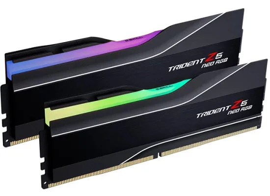 رام G.SKILL Trident Z5 Neo RGB Series بسعة 96GB DDR5 بسرعة 5600MT/s CL40 أسود