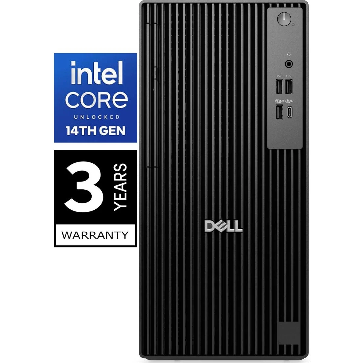 Dell Pro Tower QCT1250 Desktop 14th Gen Intel Core i7-14700 16GB RAM 512GB SSD Black