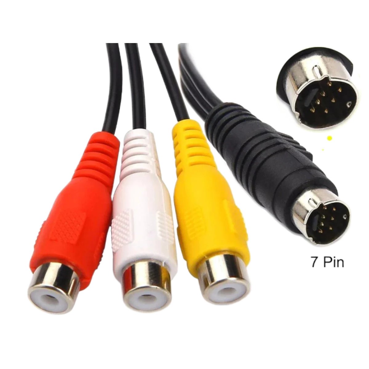 كابل Intex S-Video ‏7-Pin إلى 3 RCA بطول 5 متر