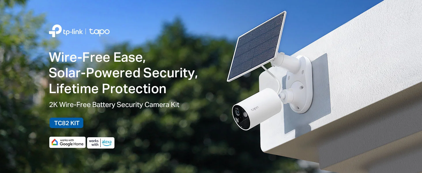 كاميرا مراقبة خارجية TP-LINK Tapo TC82 KIT بدقة 2K و3MP وبطارية مع لوحة شمسية IP65 - Image 11