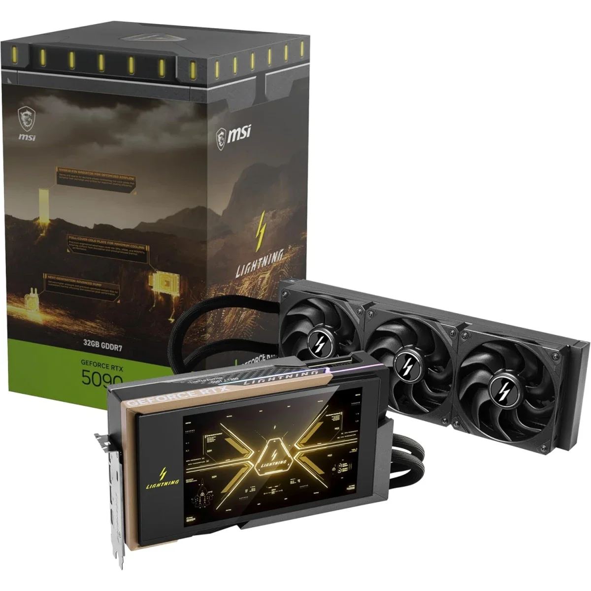 كرت شاشة MSI GeForce RTX 5090 LIGHTNING Z بسعة 32GB GDDR7 - Thumbnail 2