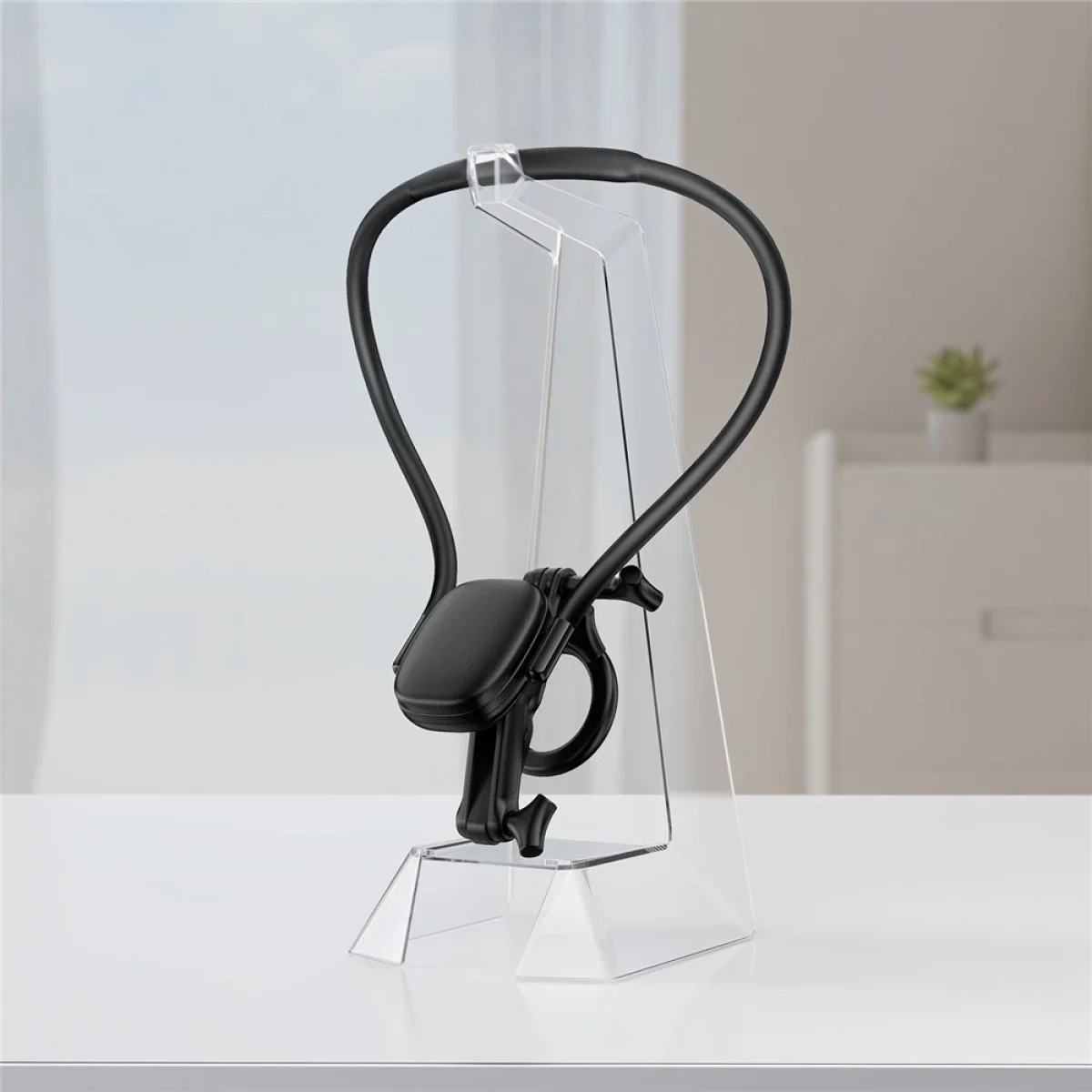 ACEFAST E32 Magnetic Neck Mount Phone Holder Adjustable Hands-Free Chest Stand - Black - Image 6