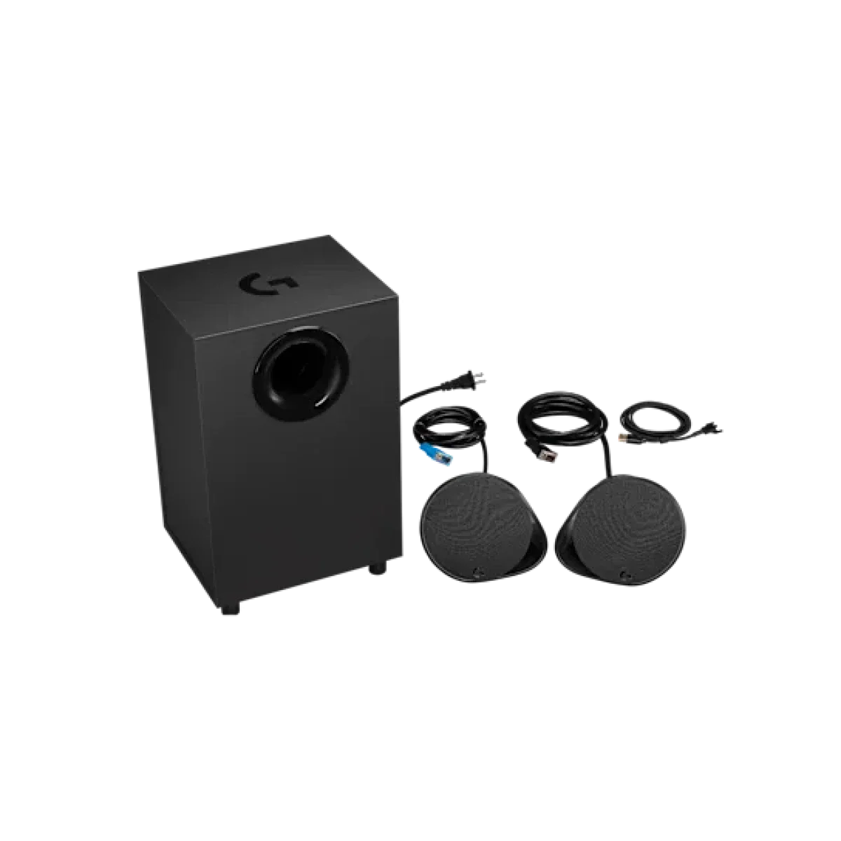 مكبرات صوت ألعاب للكمبيوتر Logitech G560 بإضاءة RGB LIGHTSYNC متزامنة مع الألعاب - Thumbnail 3