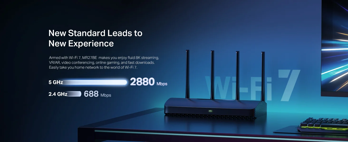 MERCUSYS MR27BE BE3600 Dual-Band Wi-Fi 7 Router with 2x 2.5 Gbps Ports - Image 11