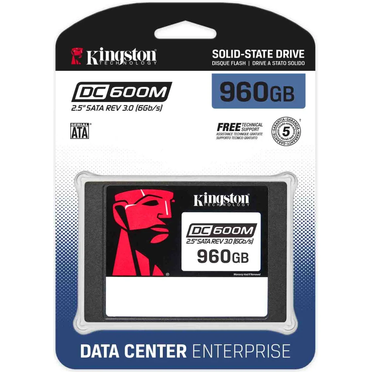 Kingston DC600M 960GB 2.5-Inch SATA III Enterprise SSD - Image 1