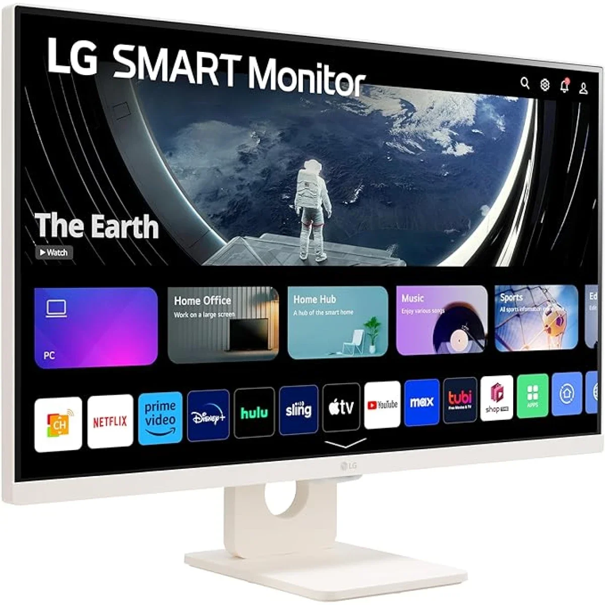 شاشة LG 27SR50F-W ذكية MyView مقاس 27 إنش FHD IPS مع webOS وسماعات مدمجة - Image 3