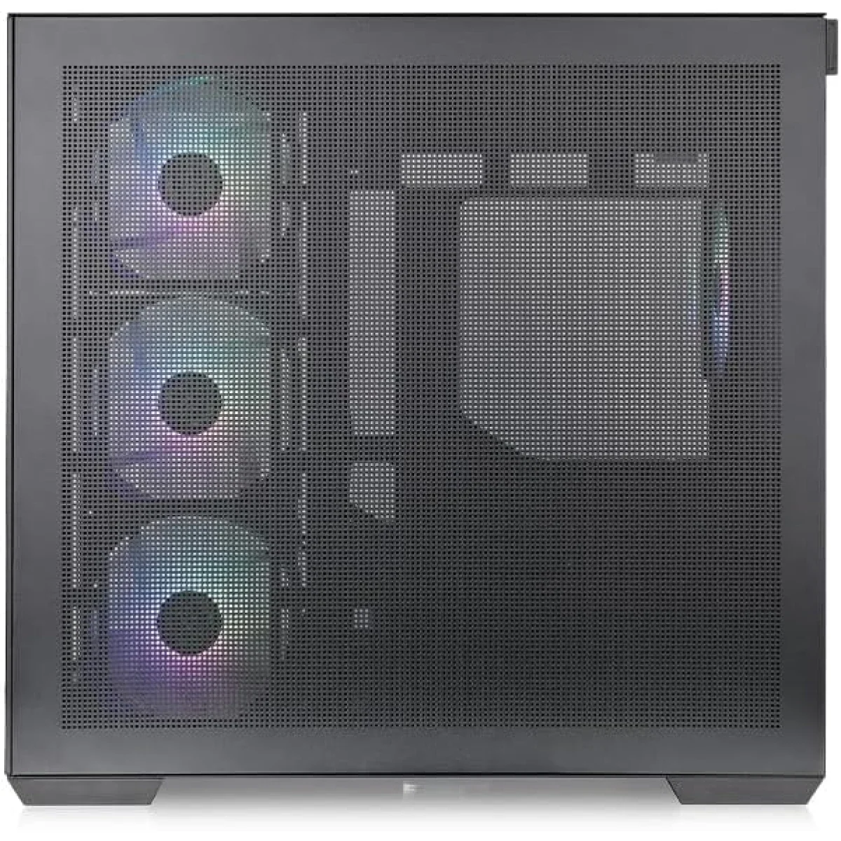 هيكل كمبيوتر Thermaltake View 380 TG ATX ميد تاور مع 4 مراوح ARGB مقاس 120 مم، أسود - Thumbnail 4