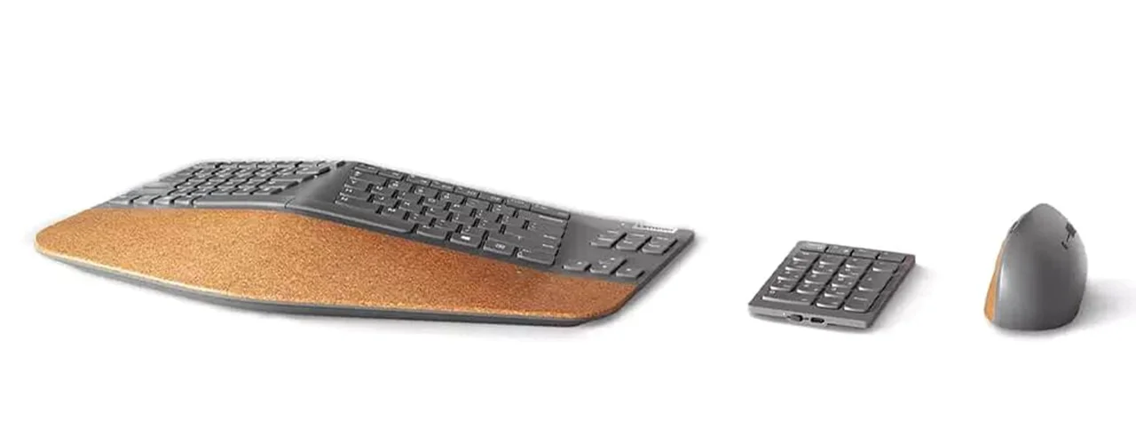 Lenovo Go Wireless Numeric Keypad 2.4GHz Scissor Switch Storm Gray - Thumbnail 7