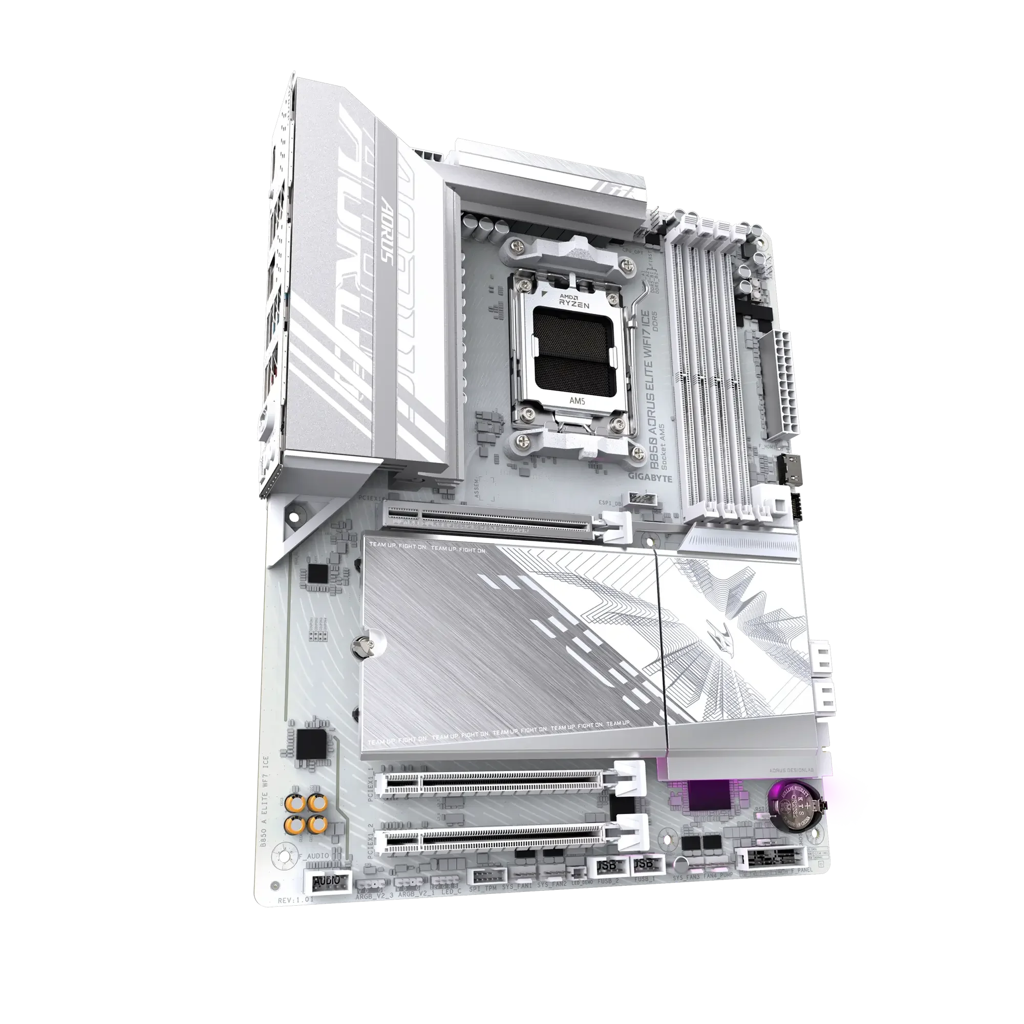 GIGABYTE B850 AORUS ELITE WIFI7 ICE DDR5 AMD AM5 Motherboard - Thumbnail 2