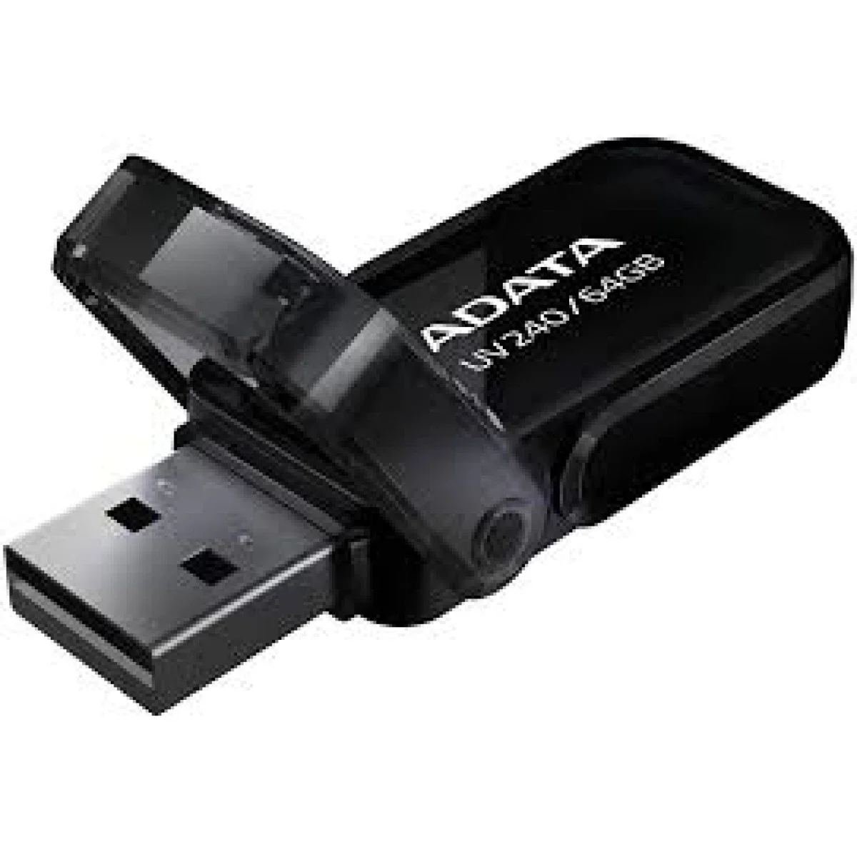 فلاش USB ADATA UV240 بسعة 64GB أسود USB 2.0