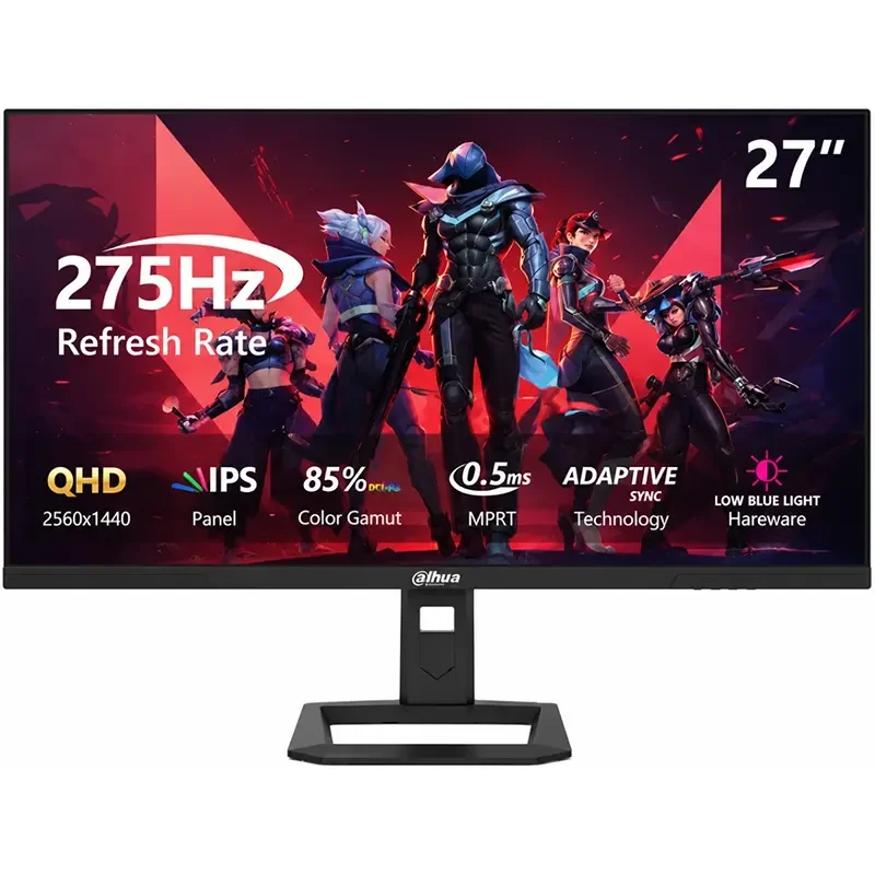 Dahua LM27-E341AY 27-Inch QHD 2K IPS Gaming Monitor, 275Hz, 0.5ms