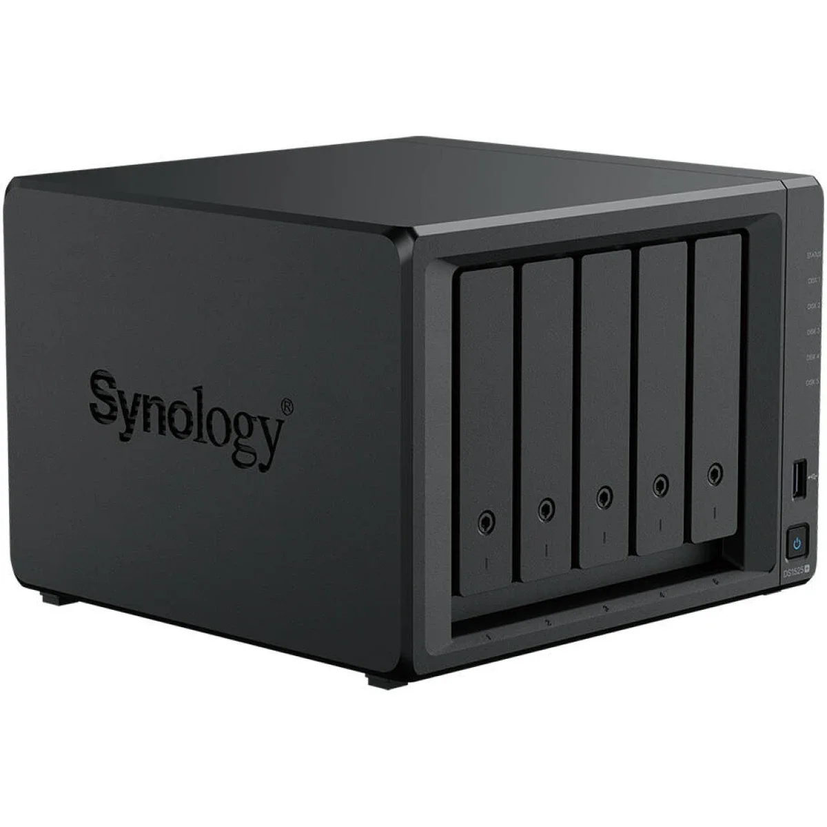 خادم NAS بدون أقراص Synology DiskStation DS1525neo+ بخمس فتحات، معالج AMD Ryzen V1500B ثماني النواة وذاكرة DDR4 بسعة 4GB - Image 3