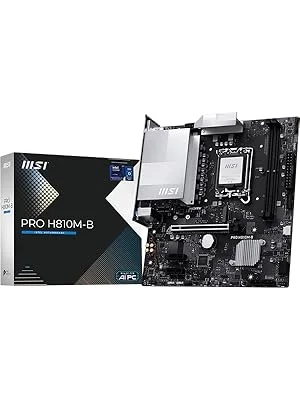 MSI PRO H810M-B mATX Motherboard LGA 1851 DDR5 PCIe 5.0 M.2 2.5G LAN - Thumbnail 9