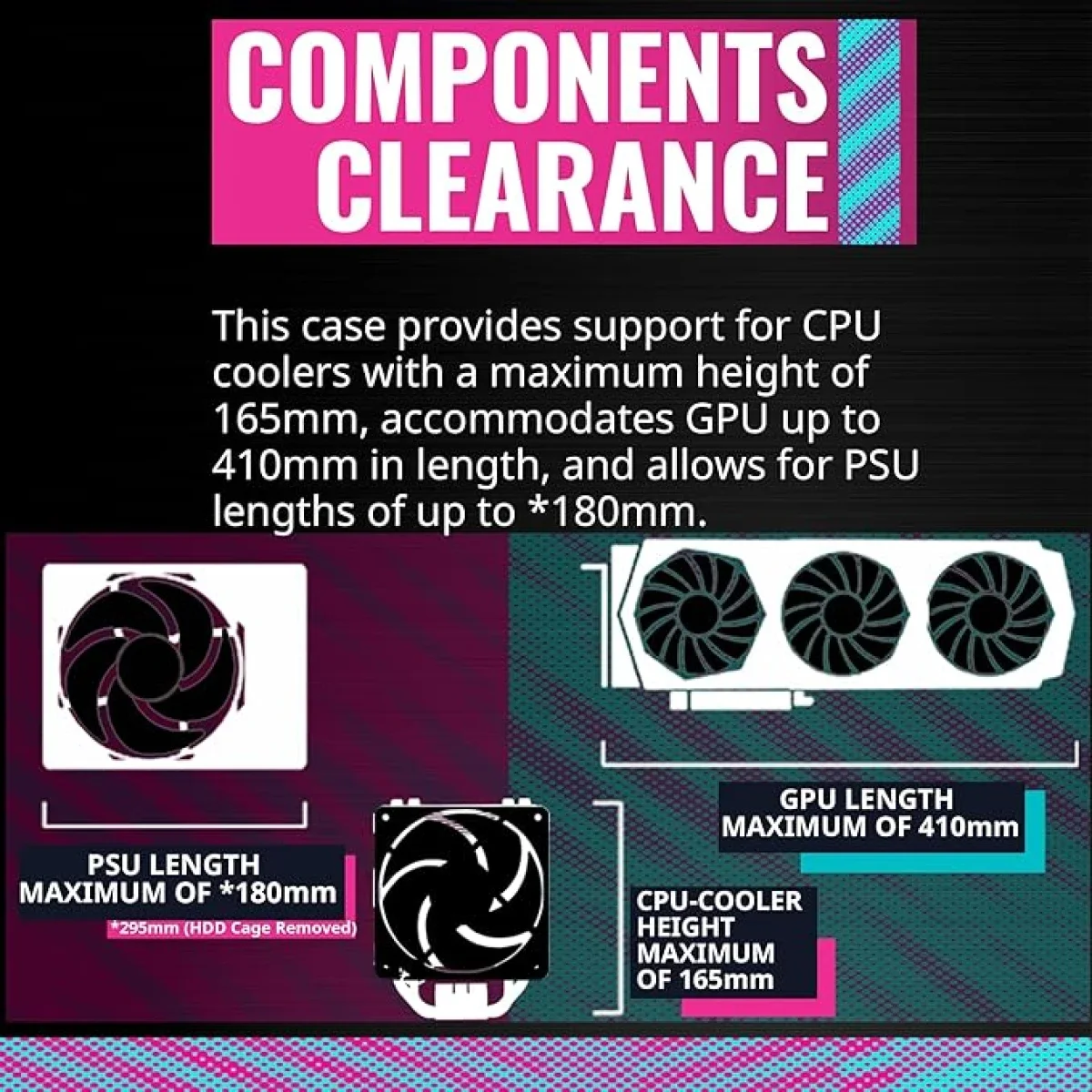 هيكل ألعاب Cooler Master MasterBox TD500 Mesh أبيض ميد تاور بإضاءة ARGB - Thumbnail 5